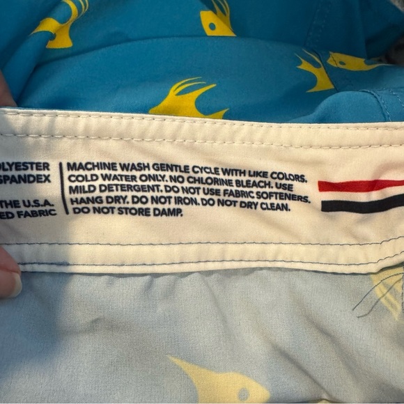 Boathouse Made in USA  - Fish Print Swim Trunks - Picture 8 of 8